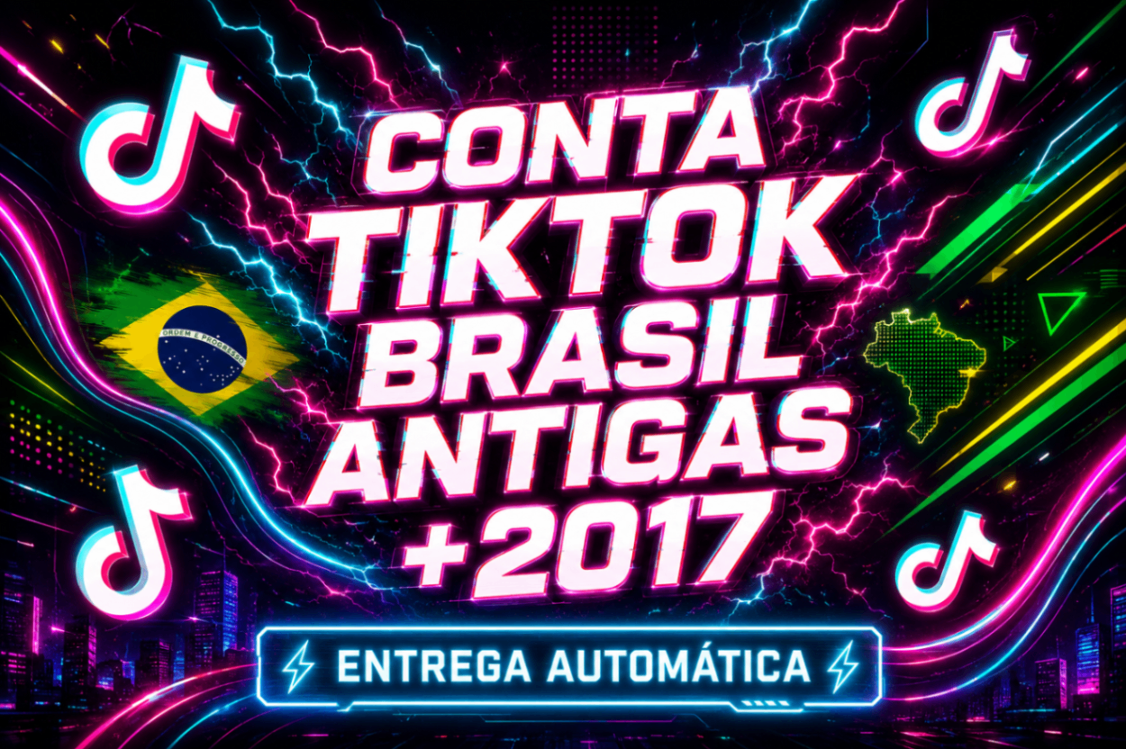 Conta TikTok Antiga Brasileira +2017 — Entrega Automática e Imediata